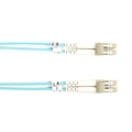 Connect OM3 50-Micron Multimode Fiber Optic Patch Cable Aqua