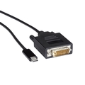 USB-C Adapter Cable - USB-C to DVI Adapter, 1080p @ 60Hz, DP 1.2 Alt Mode